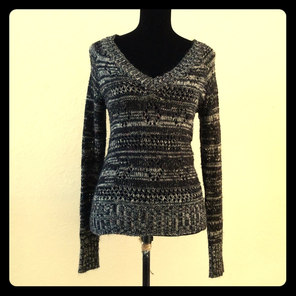Wet Seal Black Acrylic Sweater